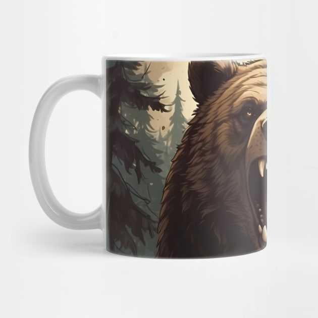 Roaring Bear by VivaLaRetro